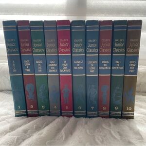 📚 Vintage Collier's Junior Classics – Choose Your Volume✨